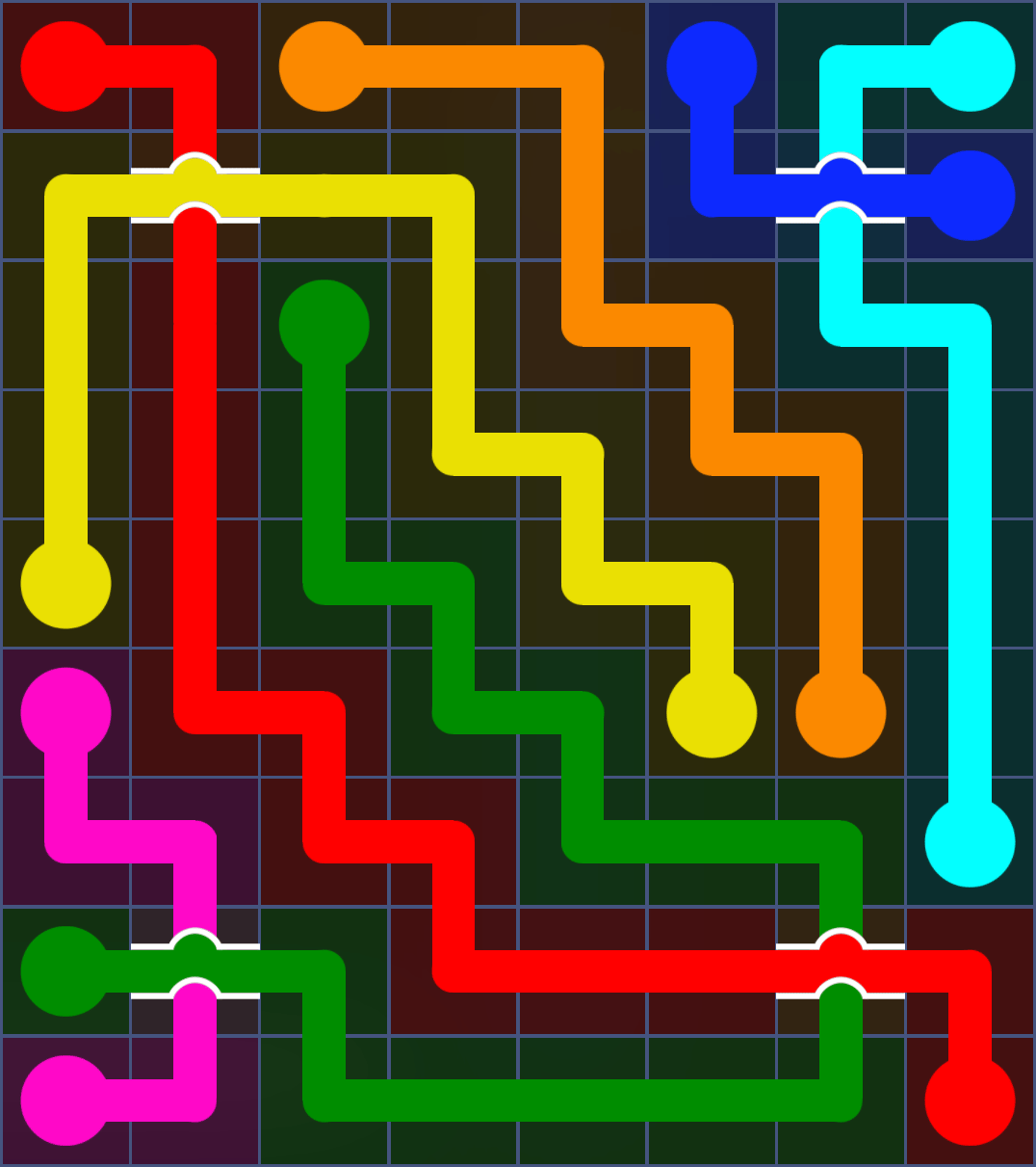 Flow Free 3034 Solution