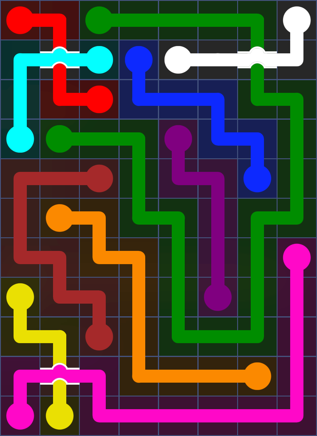 Flow Free 3041 Solution
