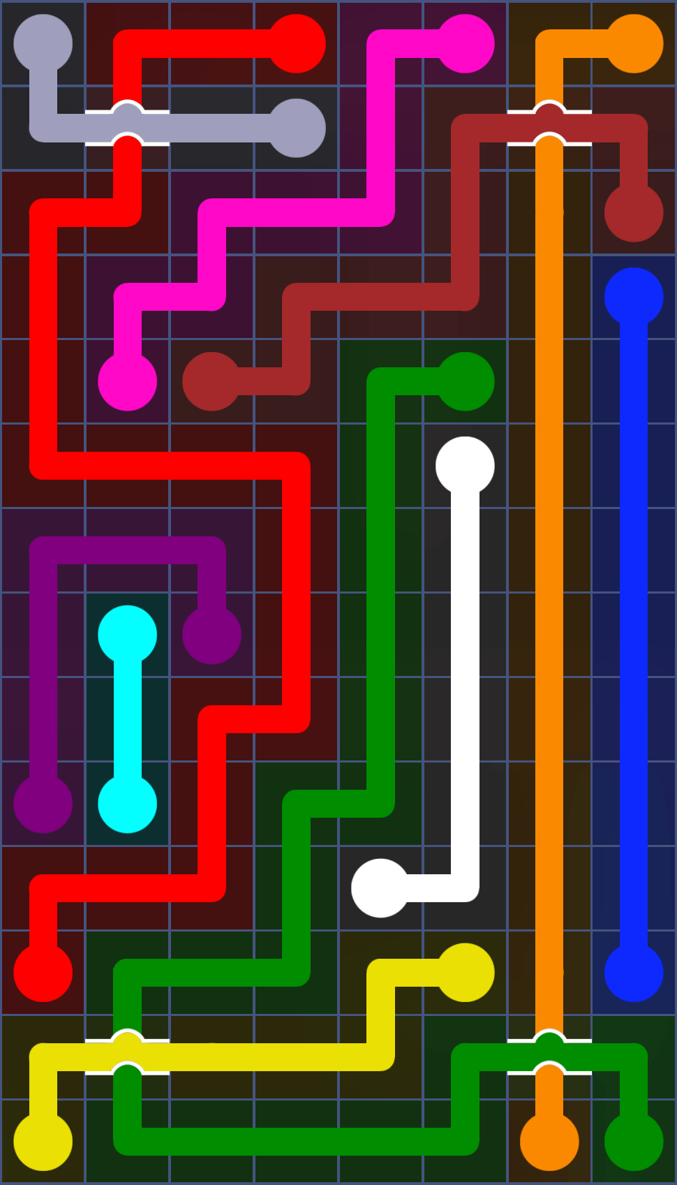 Flow Free 3058 Solution