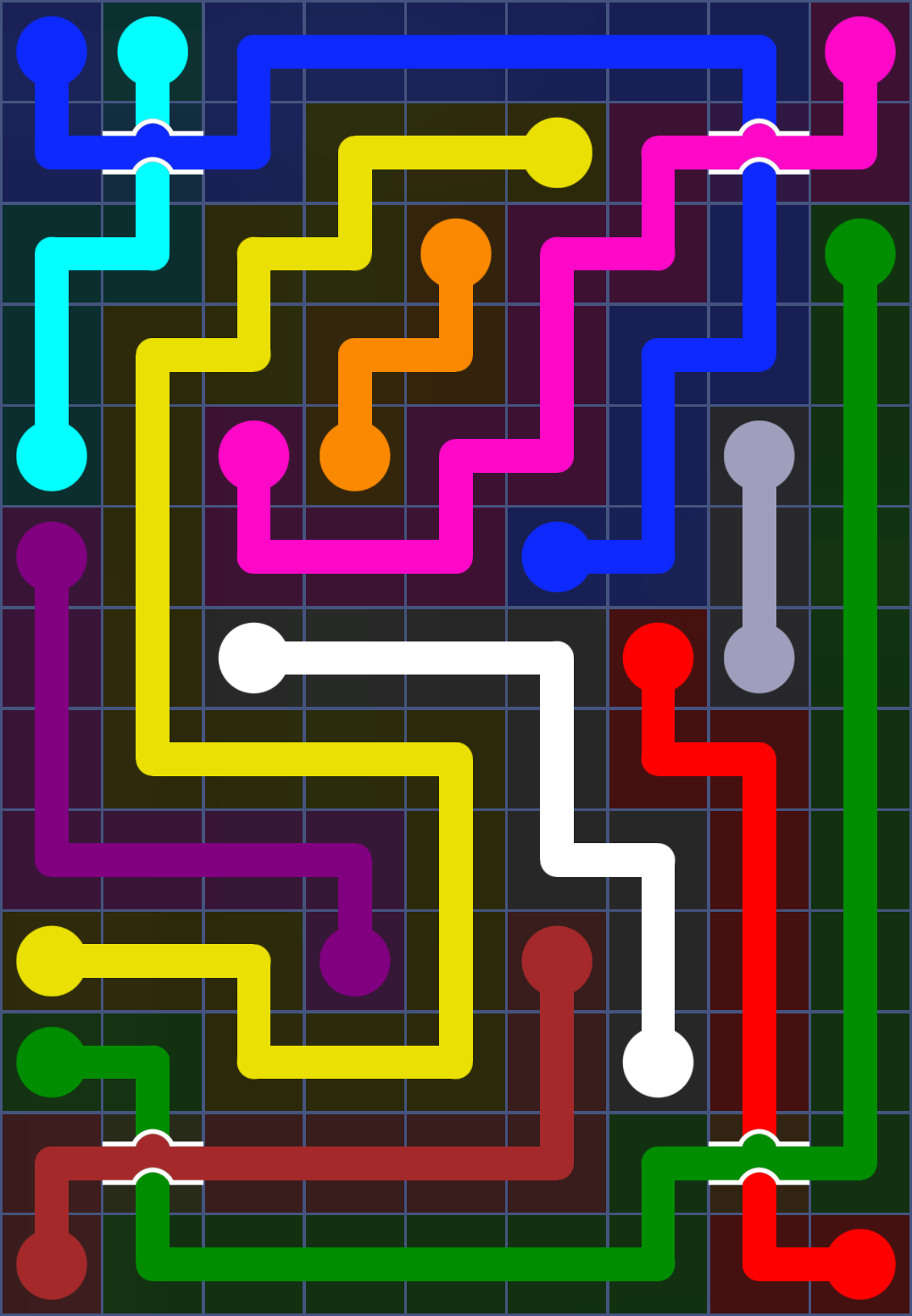 Flow Free 3076 Solution