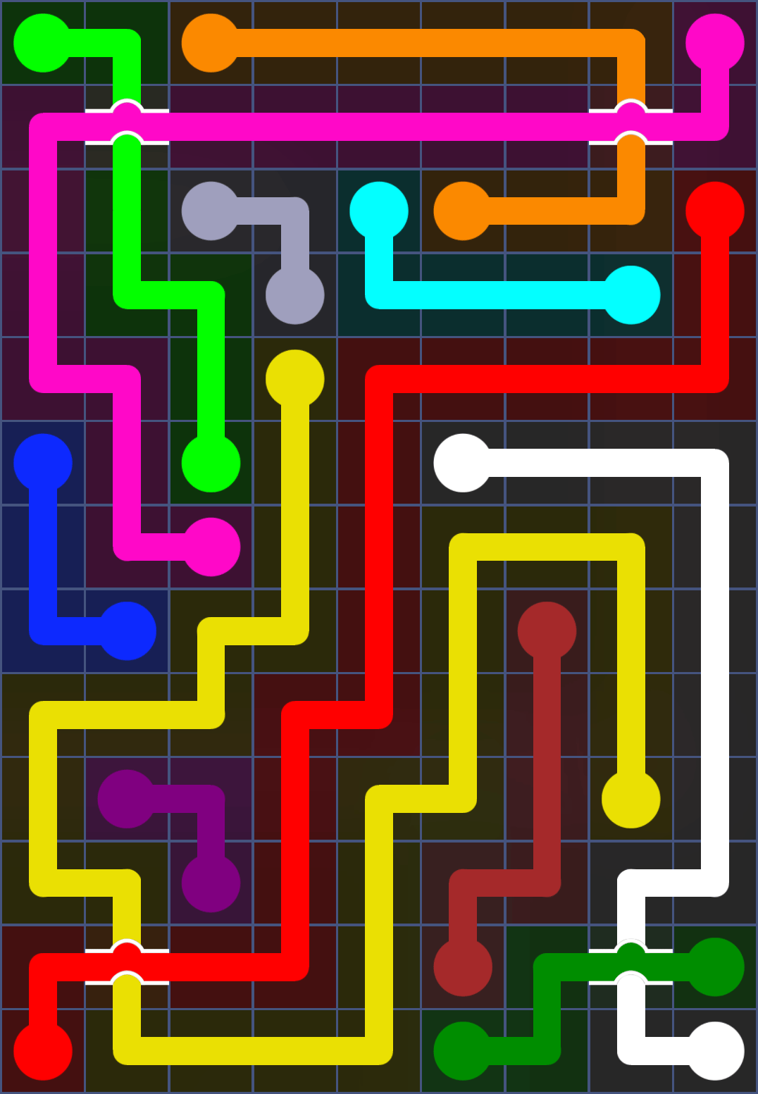 Flow Free 3077 Solution