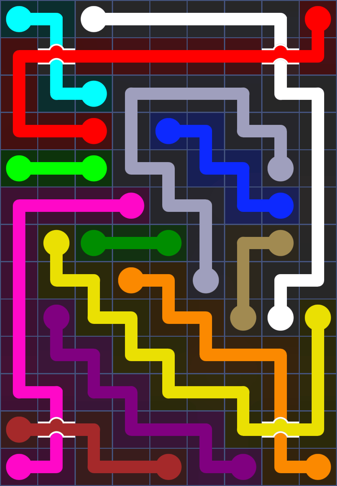 Flow Free 3080 Solution
