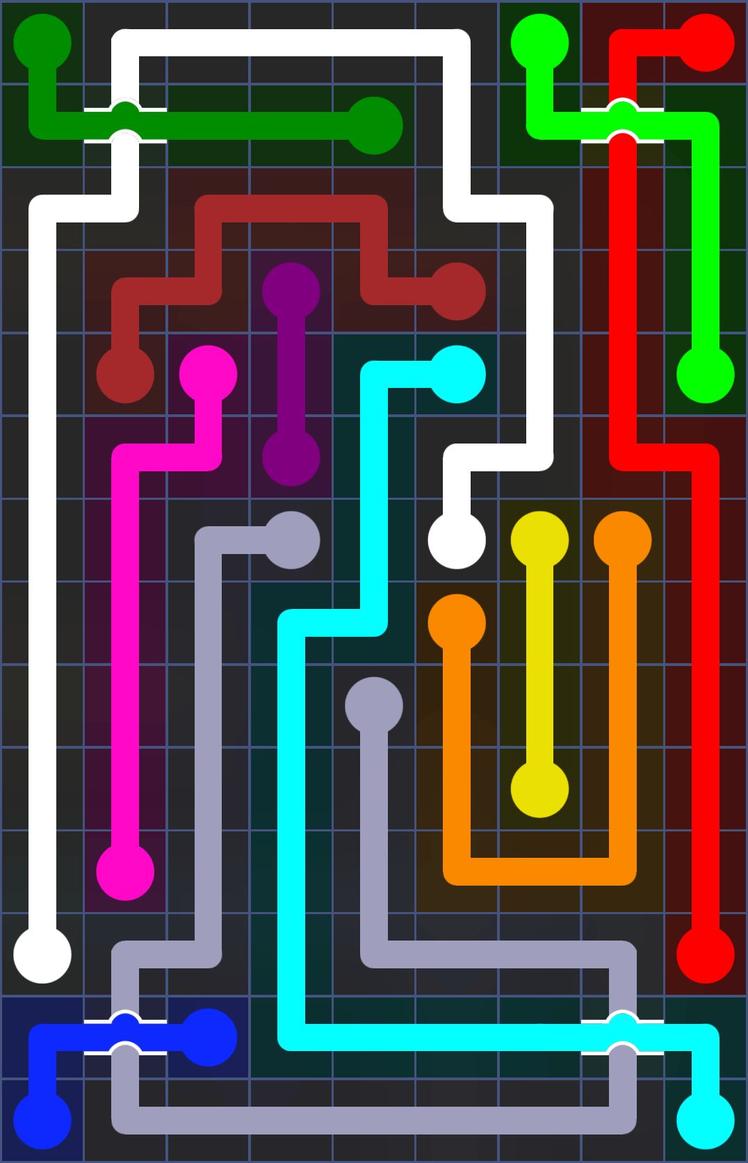 Flow Free 3081 Solution