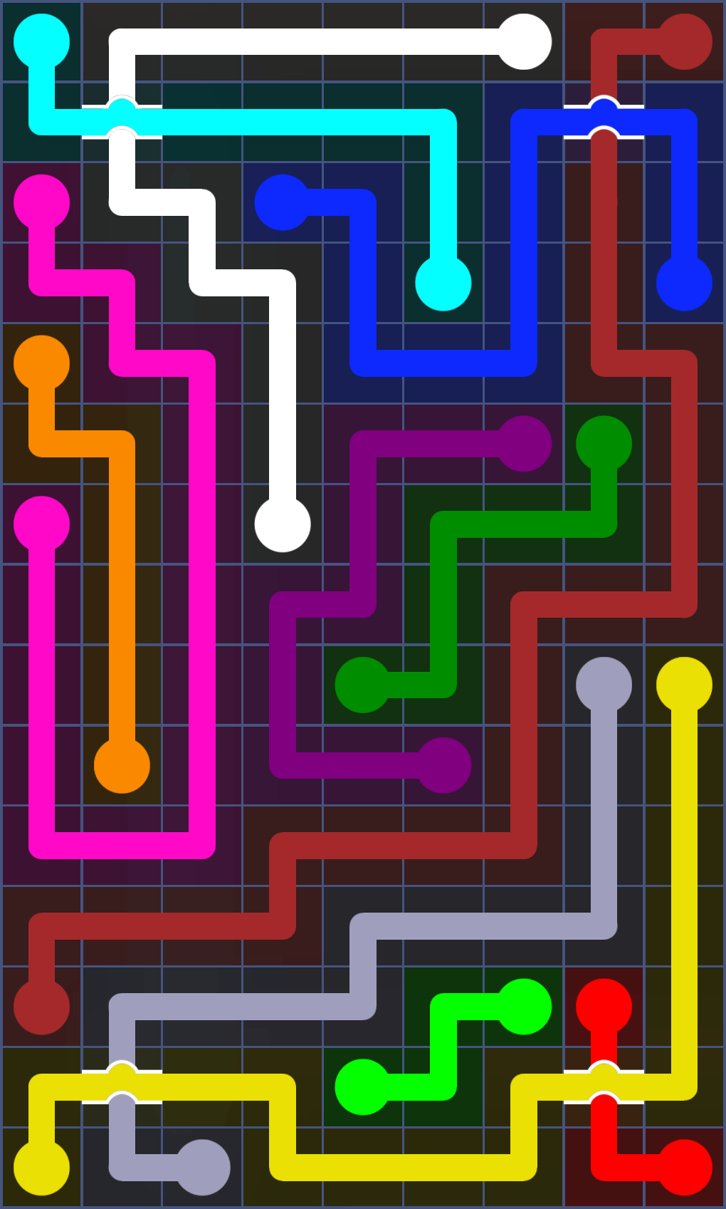Flow Free 3089 Solution