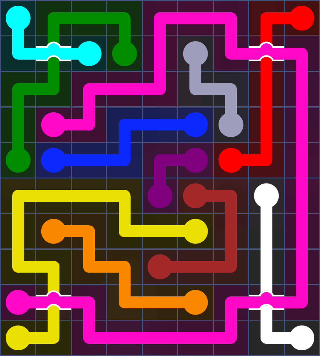 Flow Free 3062 Solution