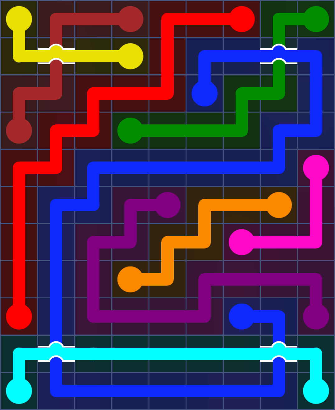 Flow Free 3066 Solution