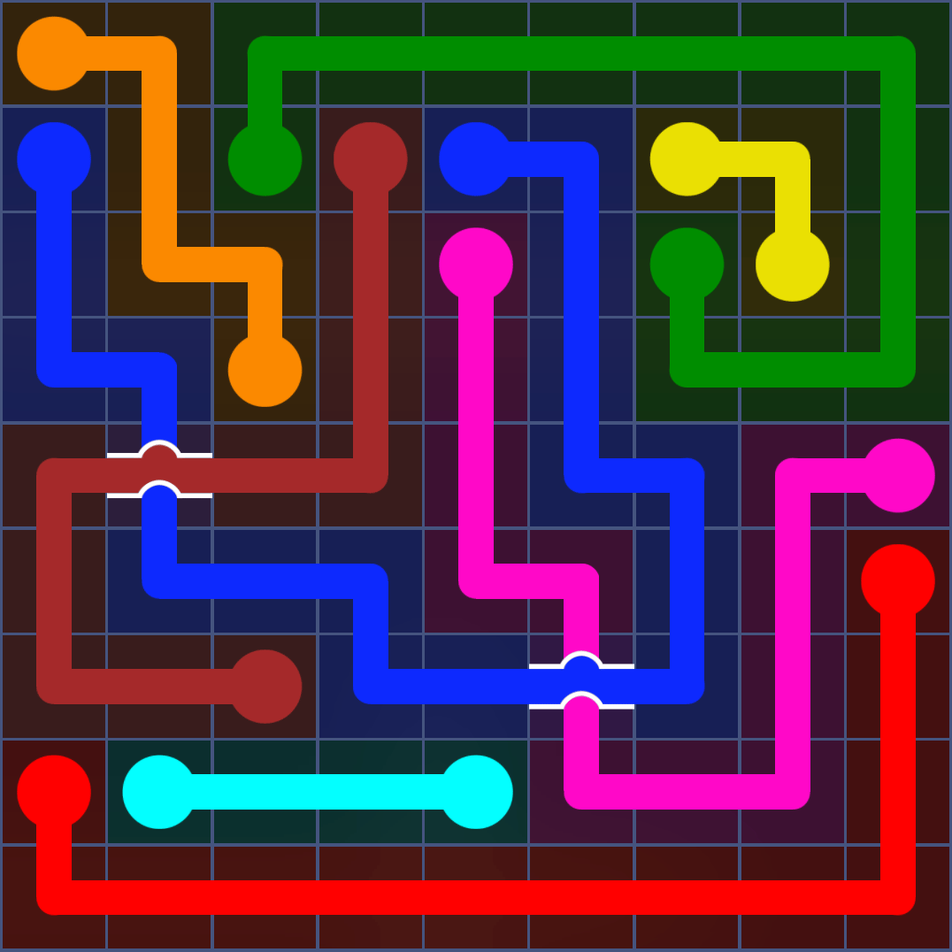 Flow Free 1965 Solution