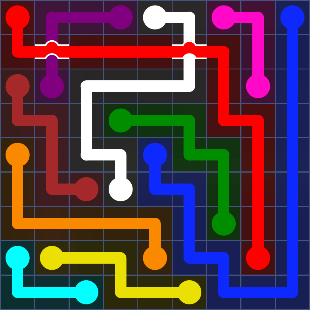 Flow Free 1960 Solution