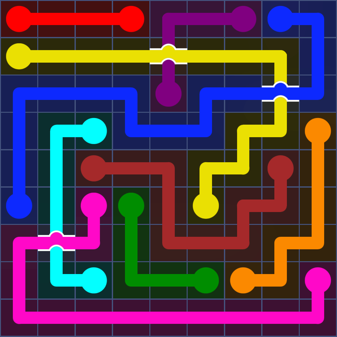 Flow Free 2052 Solution