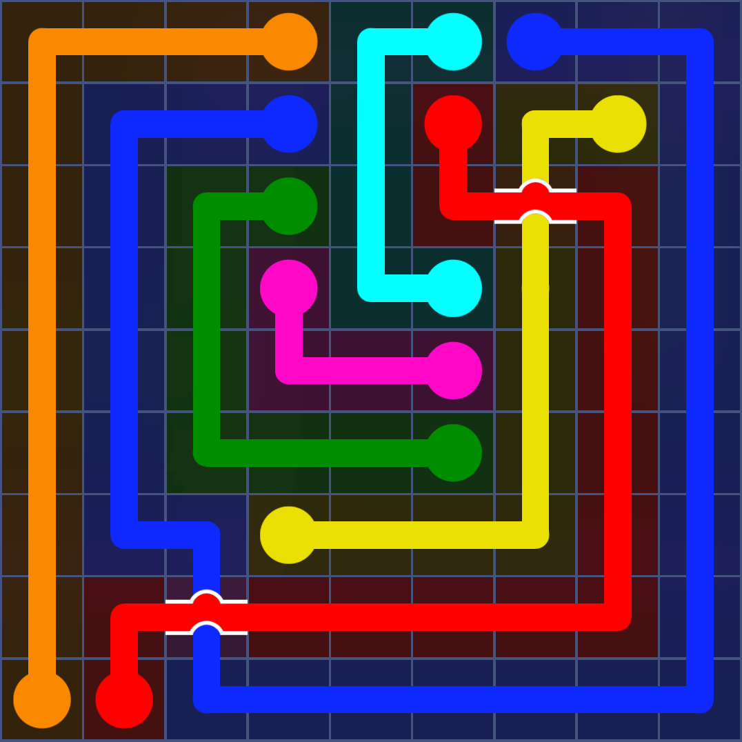 Flow Free 1952 Solution