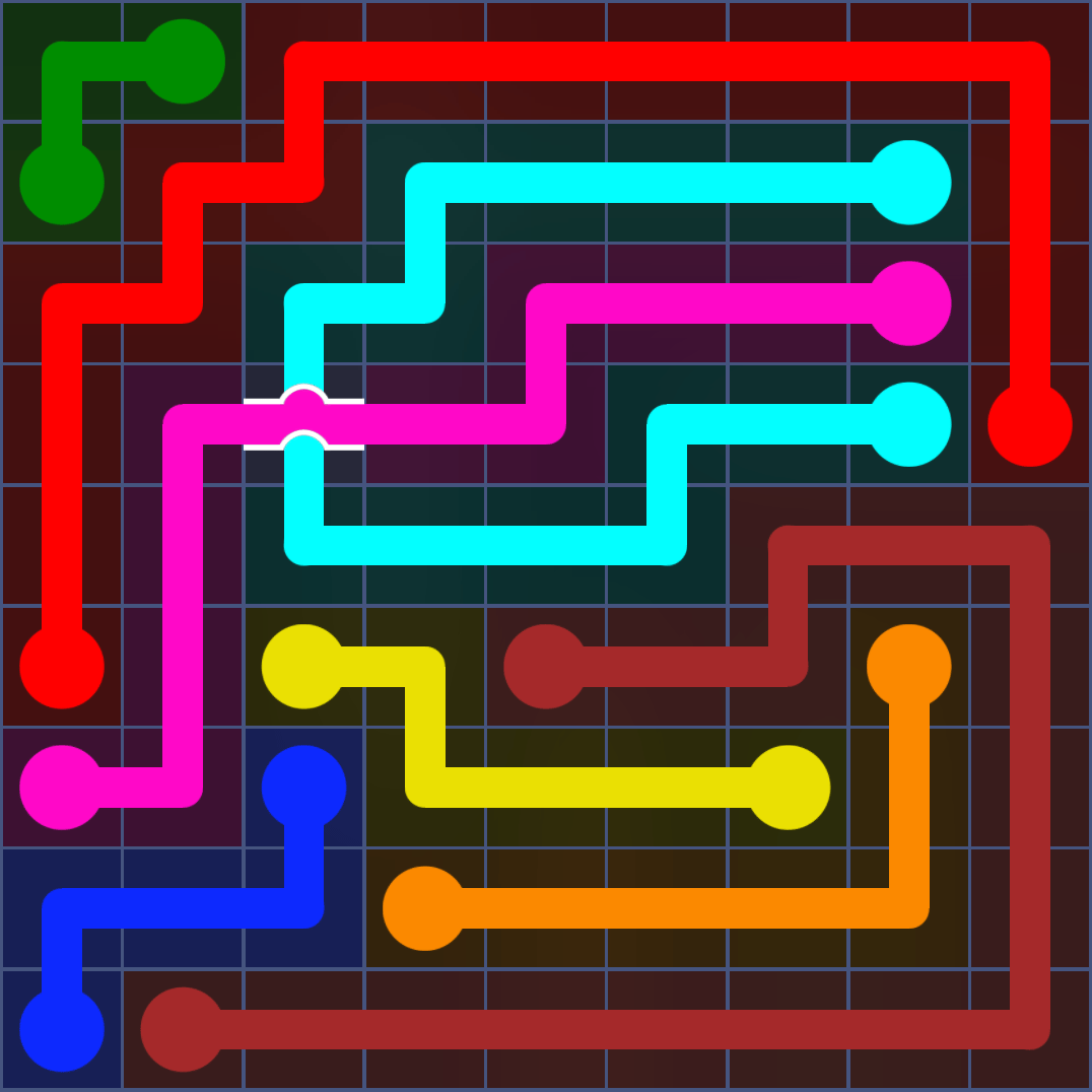 Flow Free 1970 Solution