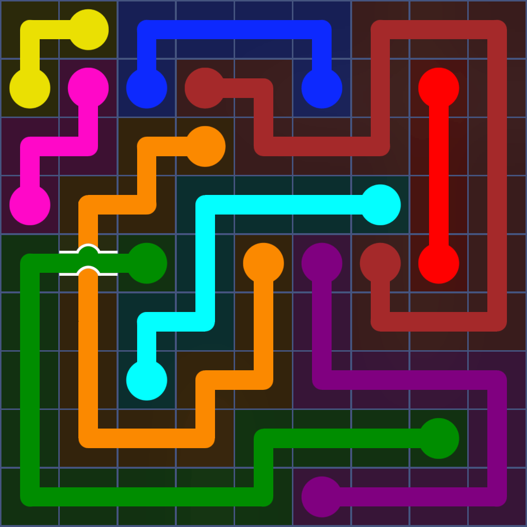 Flow Free 1980 Solution