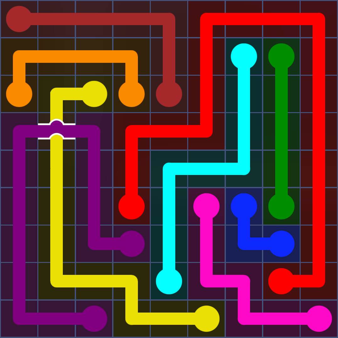 Flow Free 2028 Solution