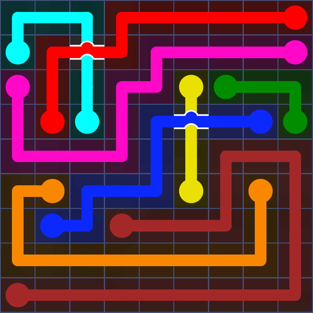 Flow Free 2066 Solution
