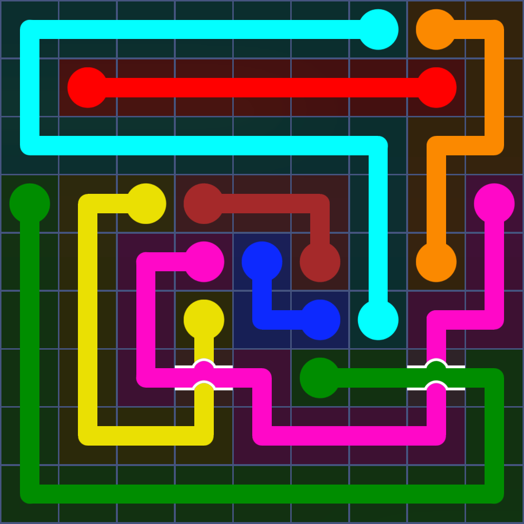 Flow Free 2045 Solution