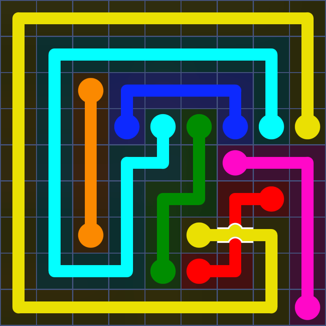 Flow Free 2048 Solution