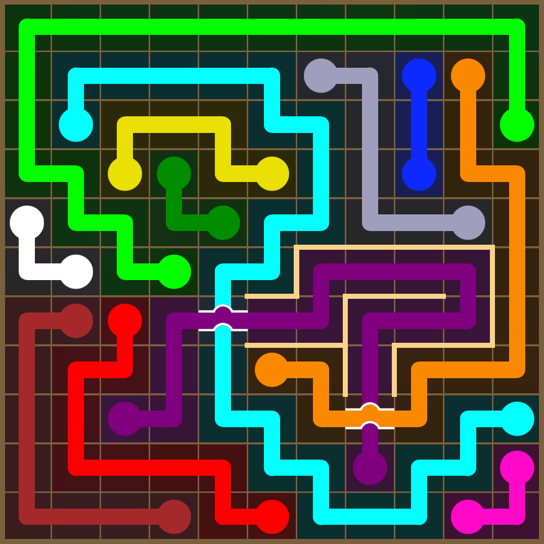 Flow Free 3872 Solution