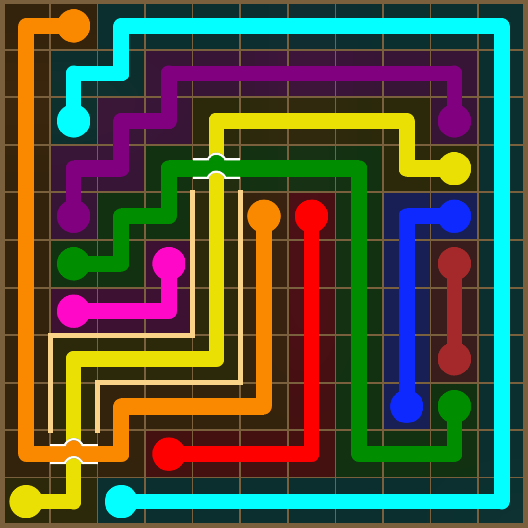 Flow Free 3899 Solution
