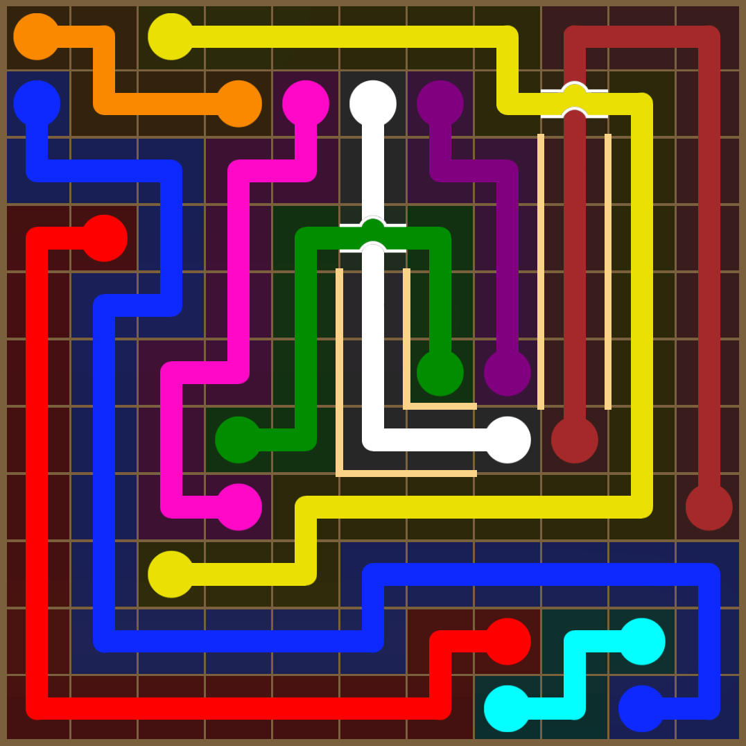 Flow Free 3878 Solution