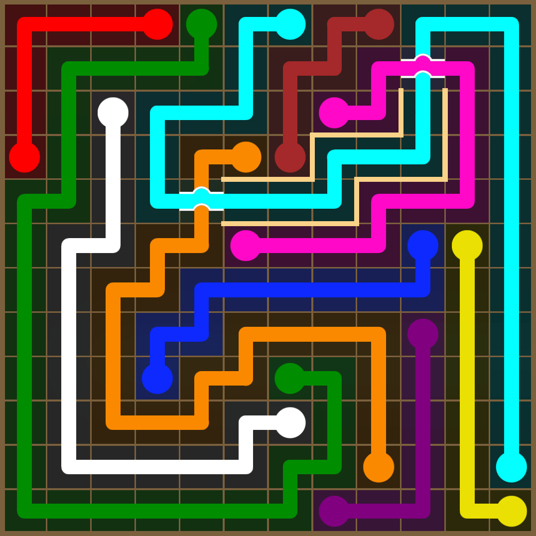 Flow Free 3918 Solution