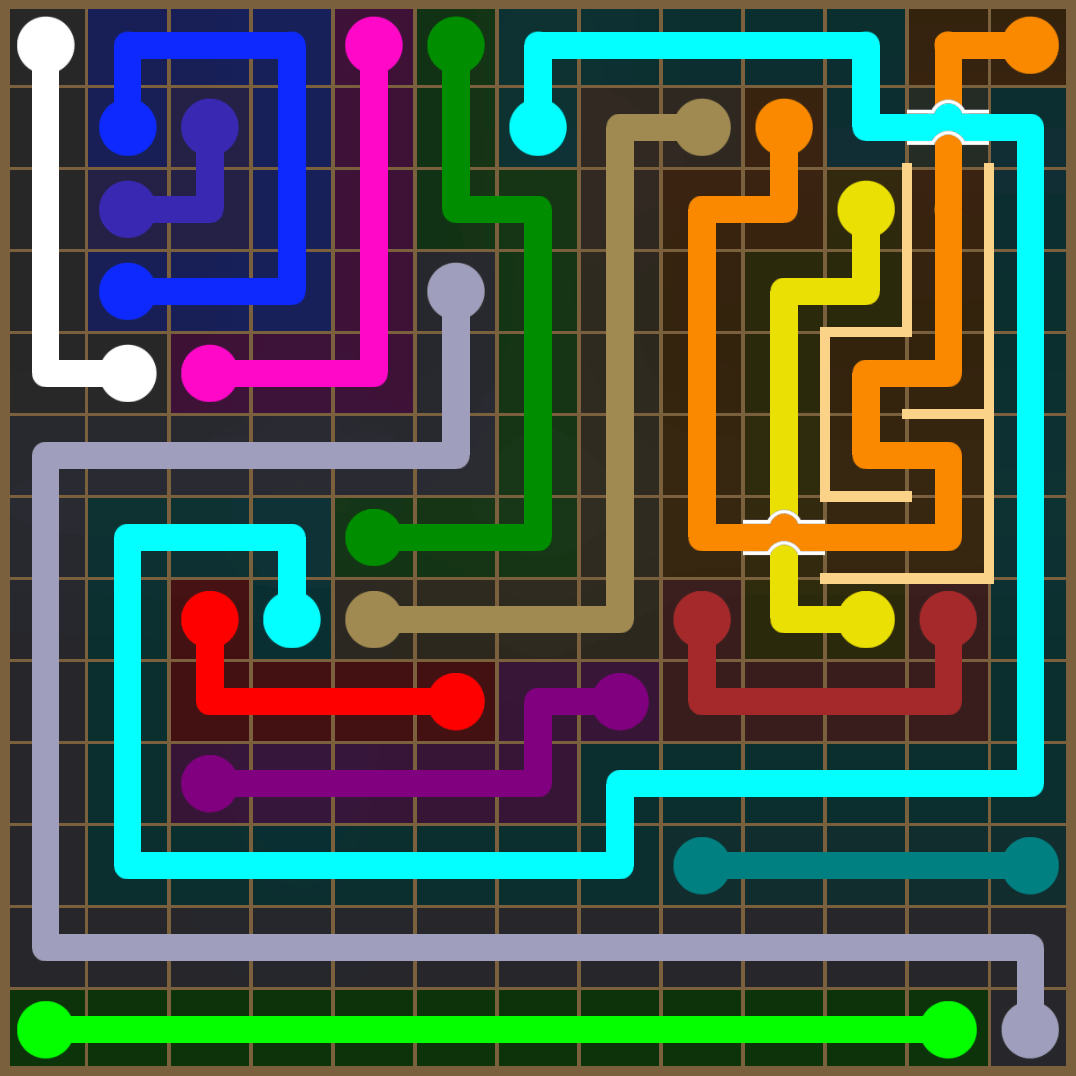 Flow Free 3937 Solution