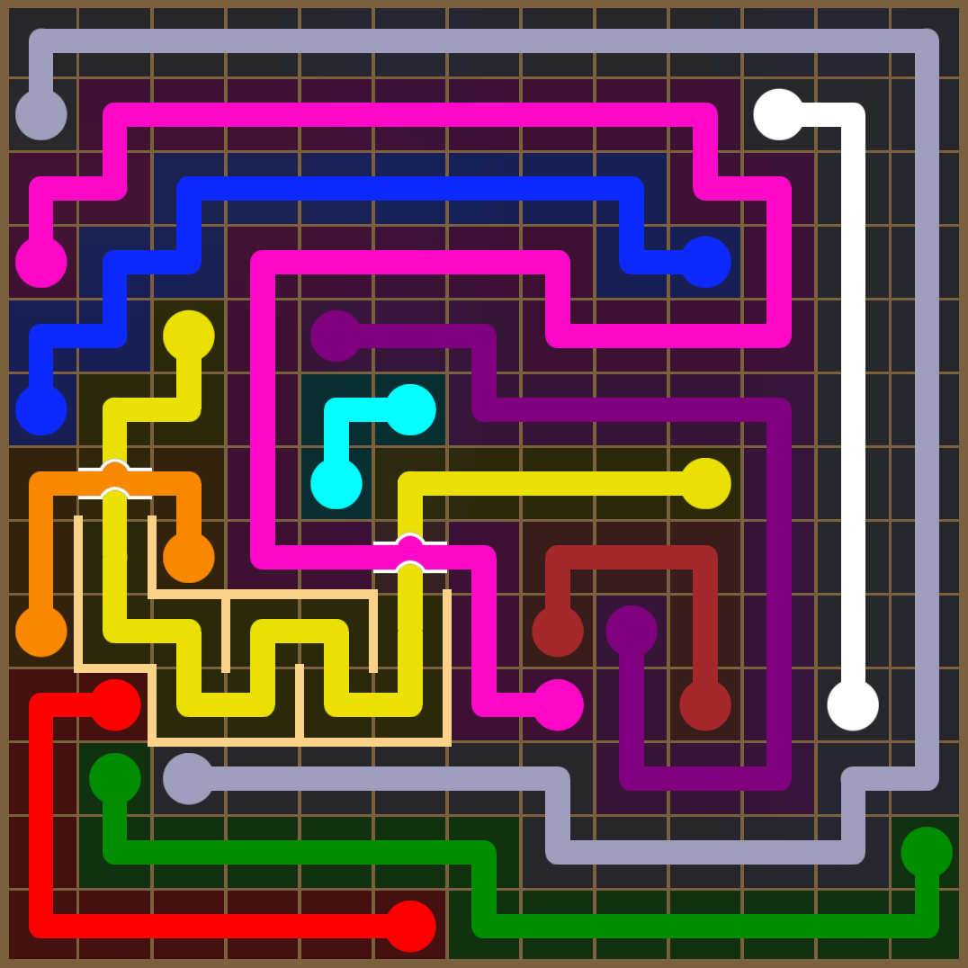 Flow Free 3942 Solution