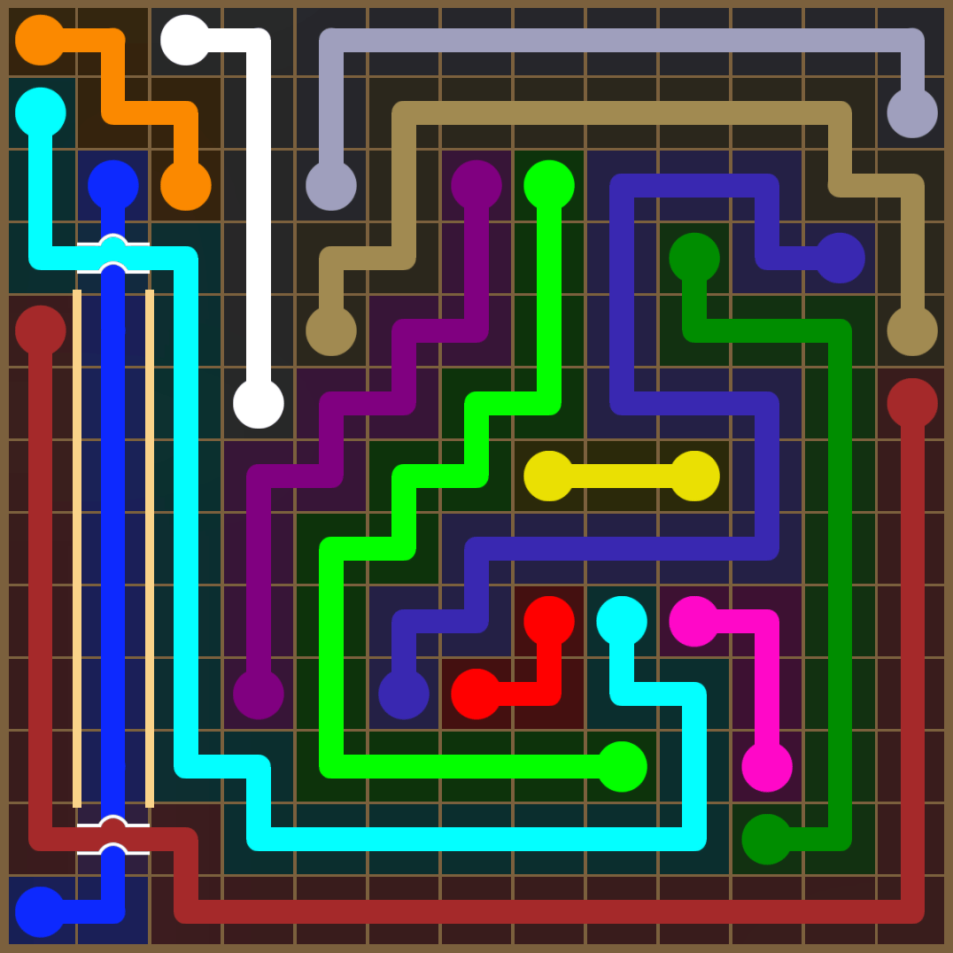Flow Free 3943 Solution
