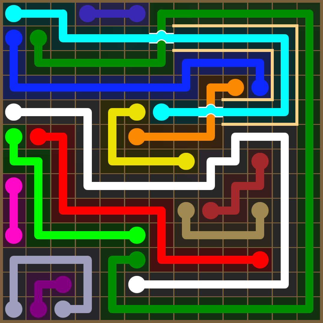 Flow Free 3944 Solution