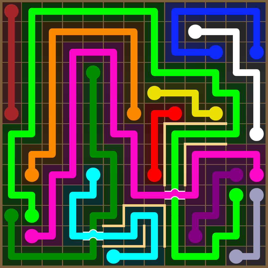 Flow Free 3952 Solution