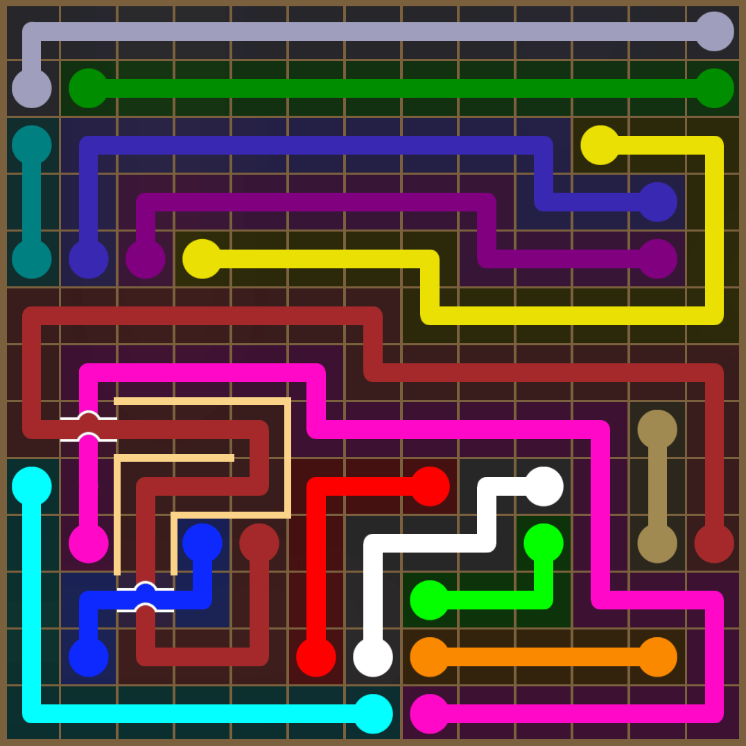 Flow Free 3954 Solution