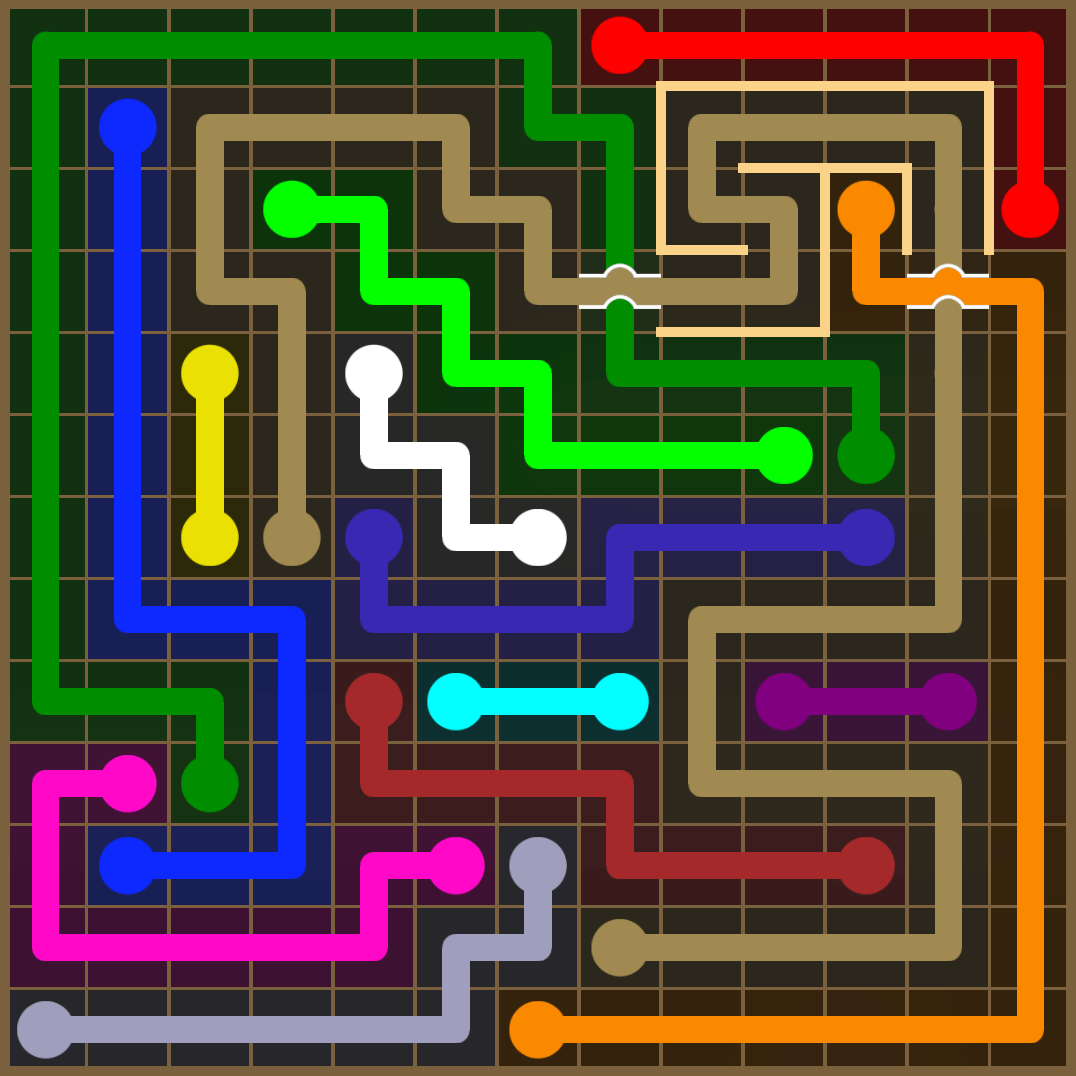 Flow Free 3957 Solution