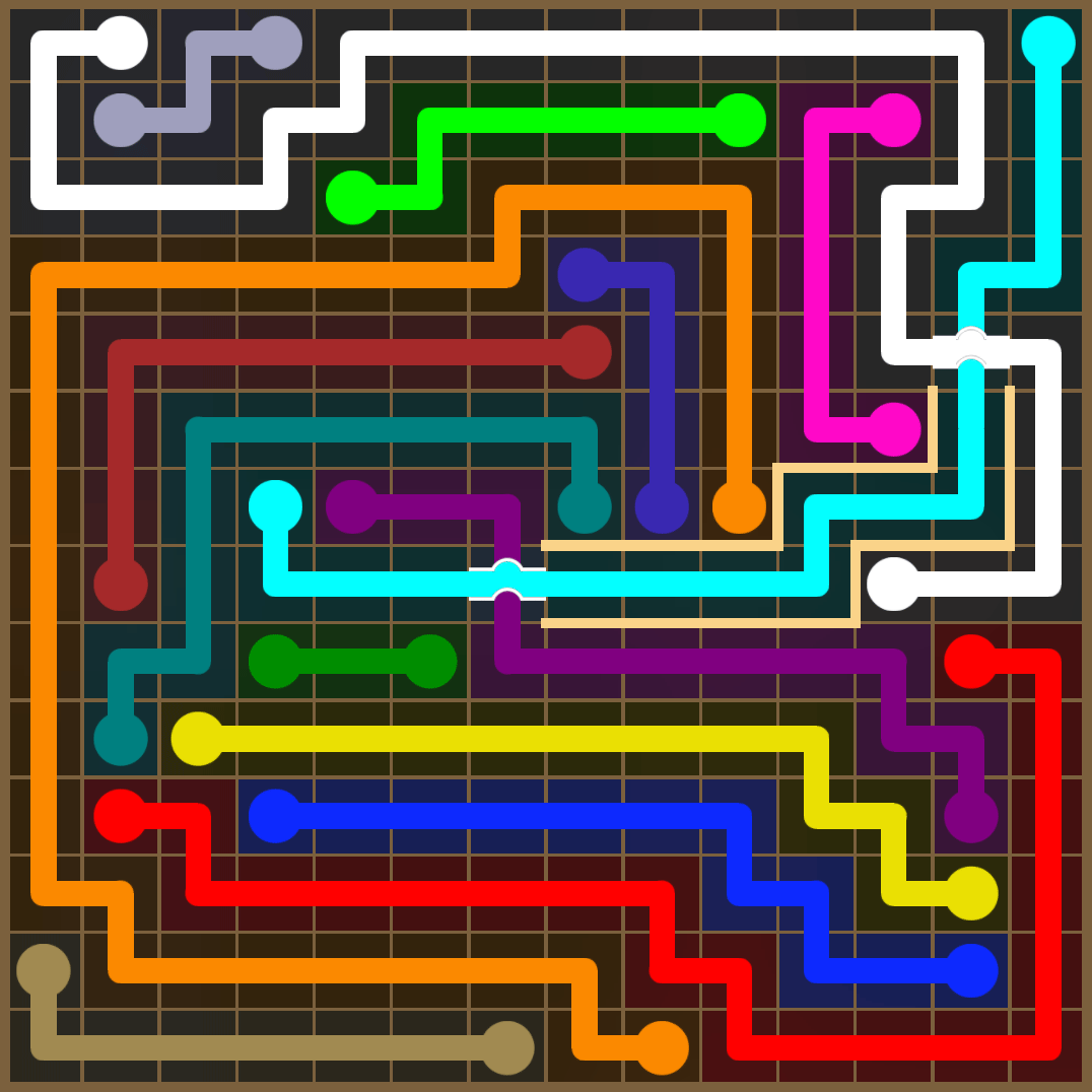 Flow Free 3978 Solution
