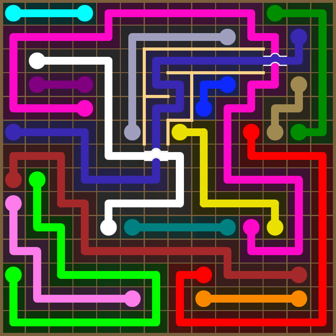 Flow Free 3981 Solution