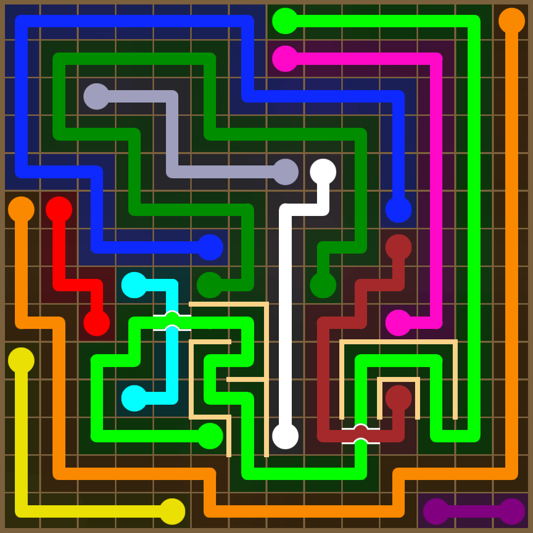 Flow Free 3987 Solution