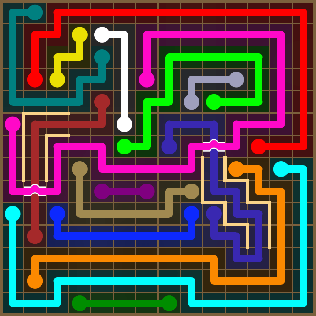 Flow Free 3988 Solution