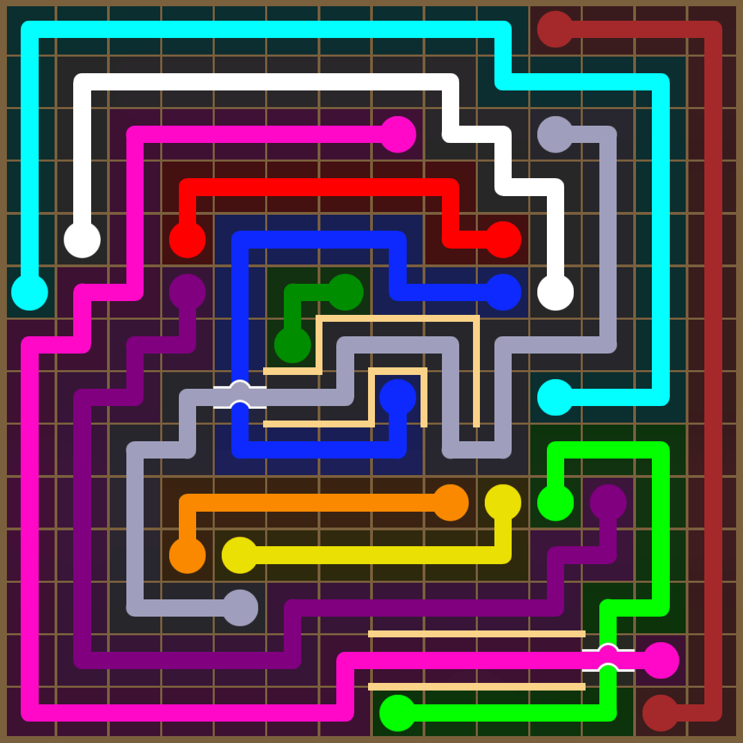 Flow Free 3969 Solution