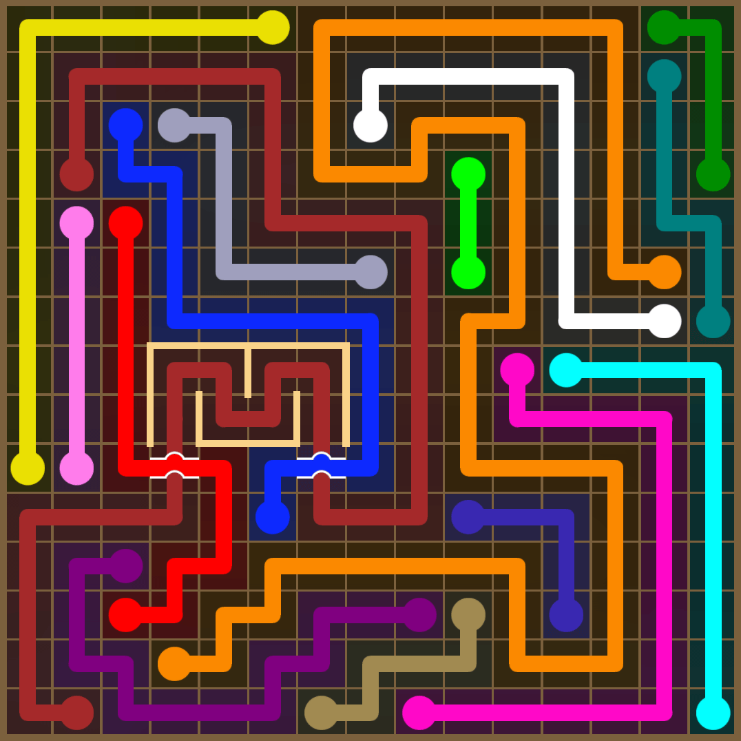 Flow Free 3991 Solution