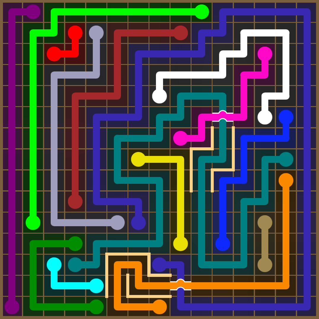 Flow Free 3992 Solution