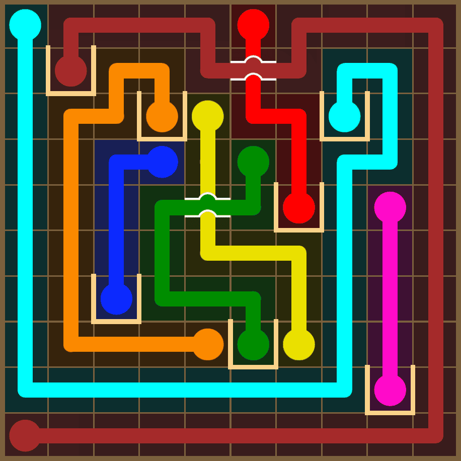 Flow Free 7354 Solution