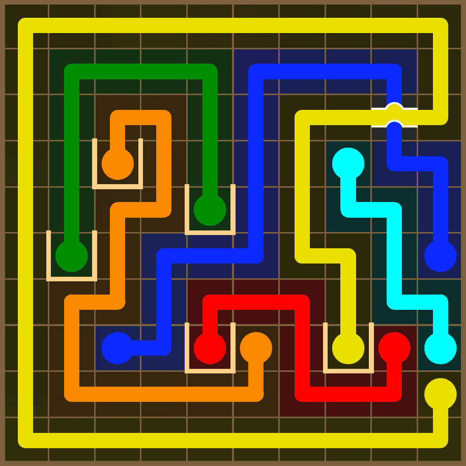 Flow Free 7355 Solution