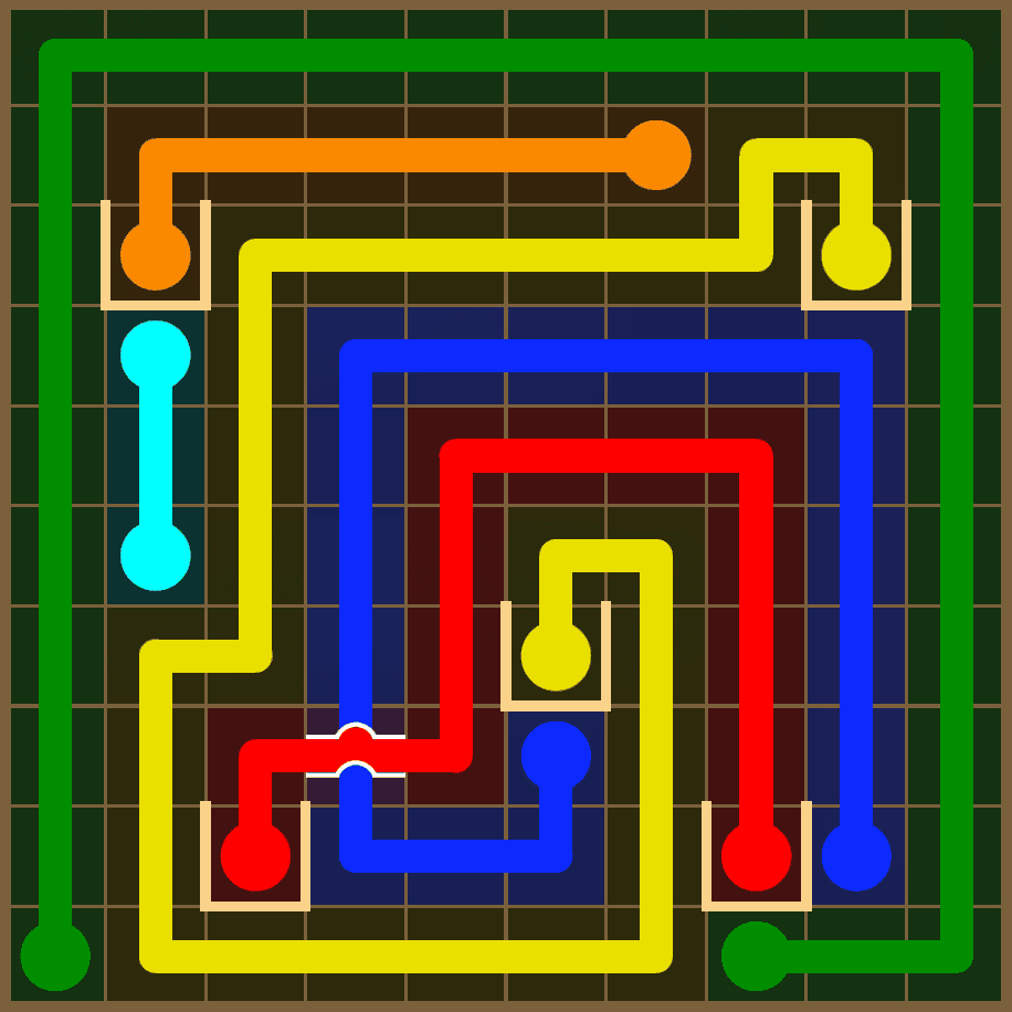 Flow Free 7356 Solution