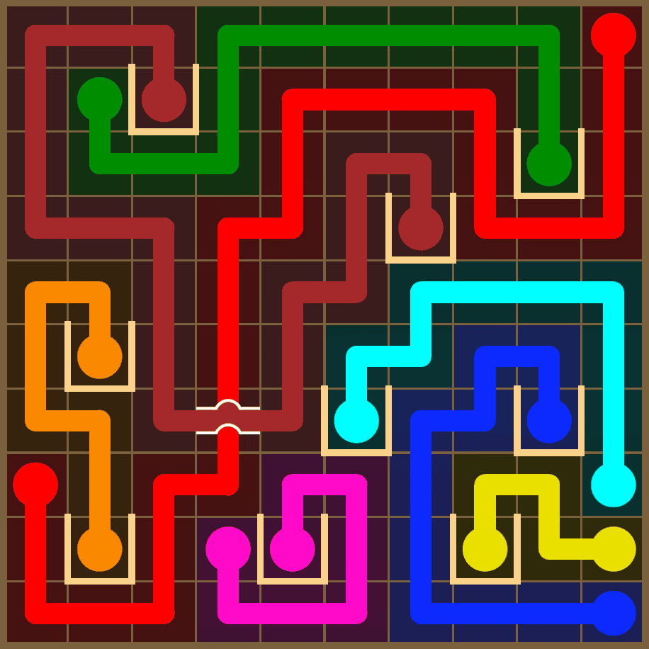 Flow Free 7357 Solution