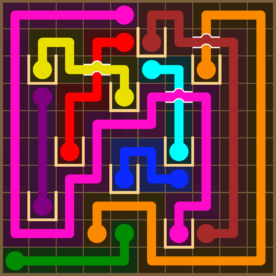 Flow Free 7358 Solution