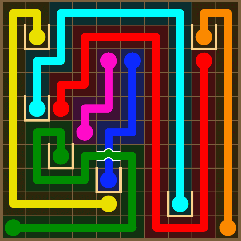 Flow Free 7370 Solution