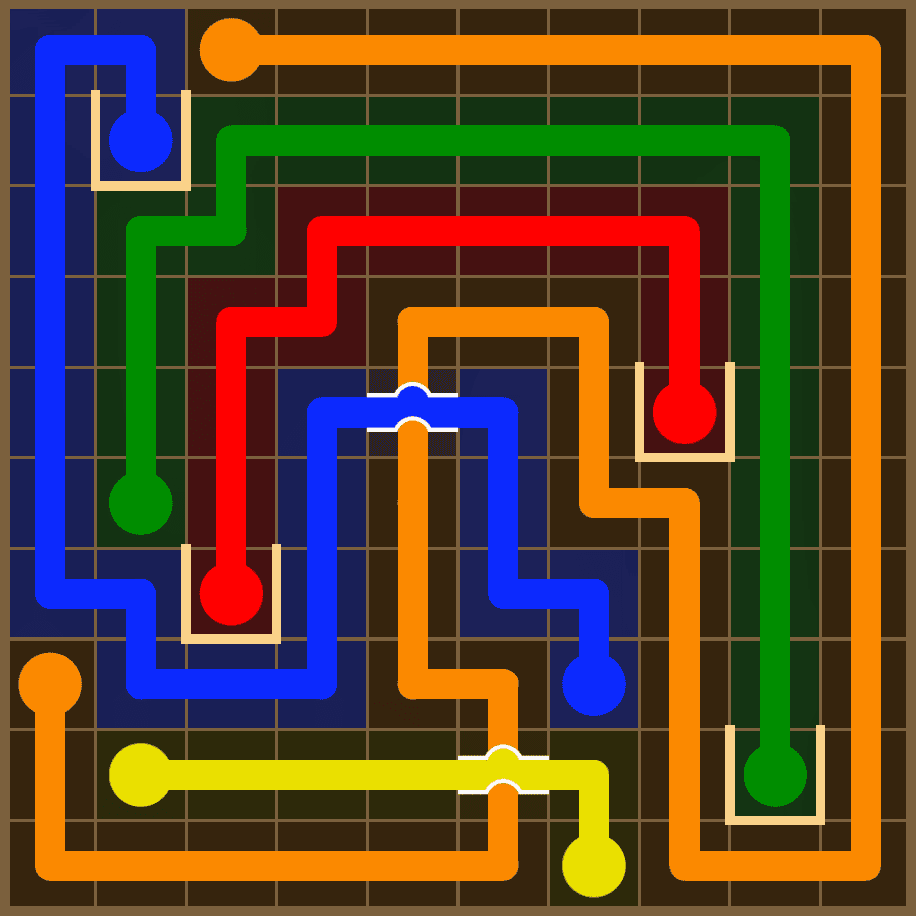 Flow Free 7374 Solution