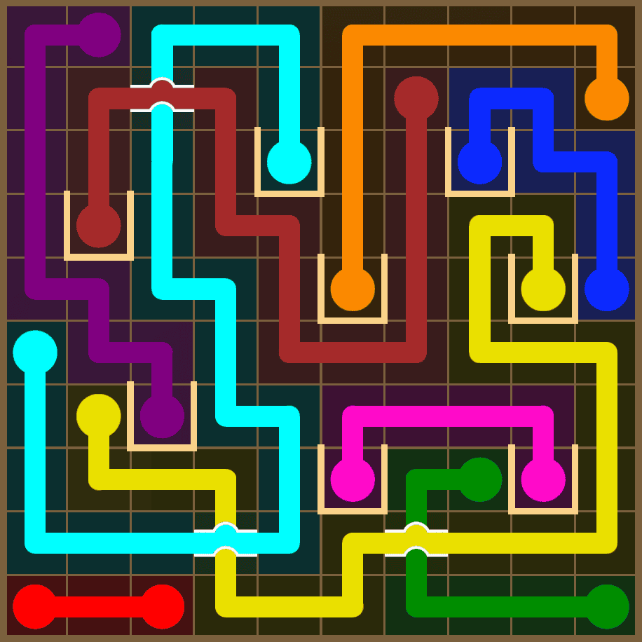 Flow Free 7380 Solution