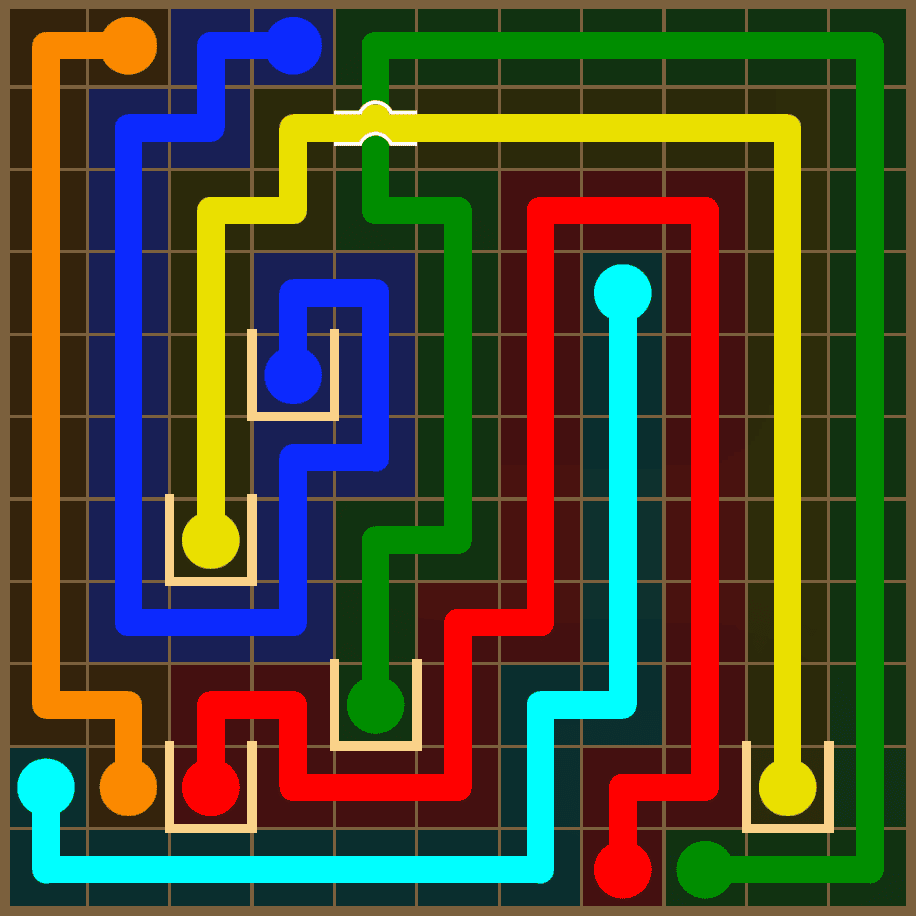 Flow Free 7393 Solution