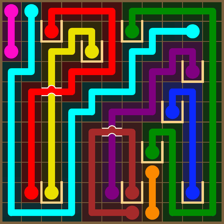 Flow Free 7397 Solution