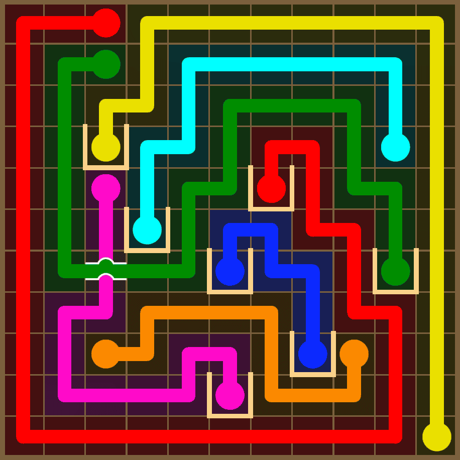 Flow Free 7399 Solution