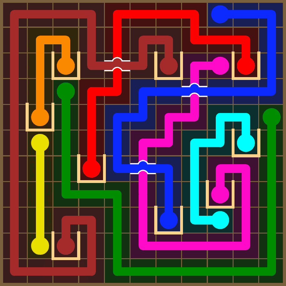 Flow Free 7401 Solution